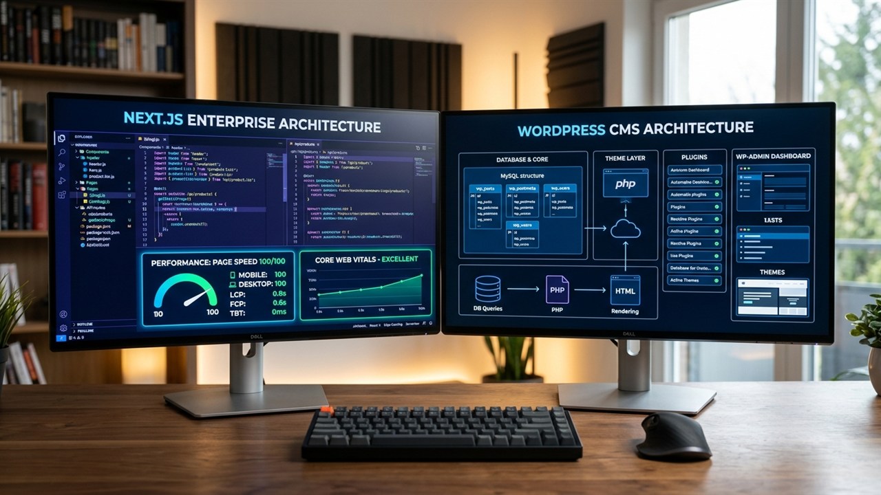 Next.js vs. WordPress for Business: Performance, Security and Total Cost of Ownership - Techsist Labs Engineering Insights